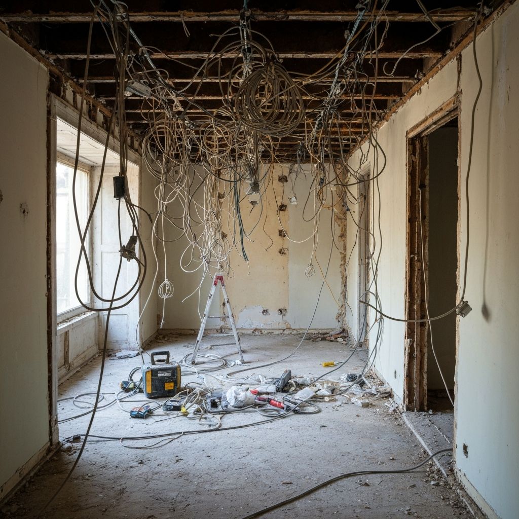 Recablare Completa Apartament - inainte